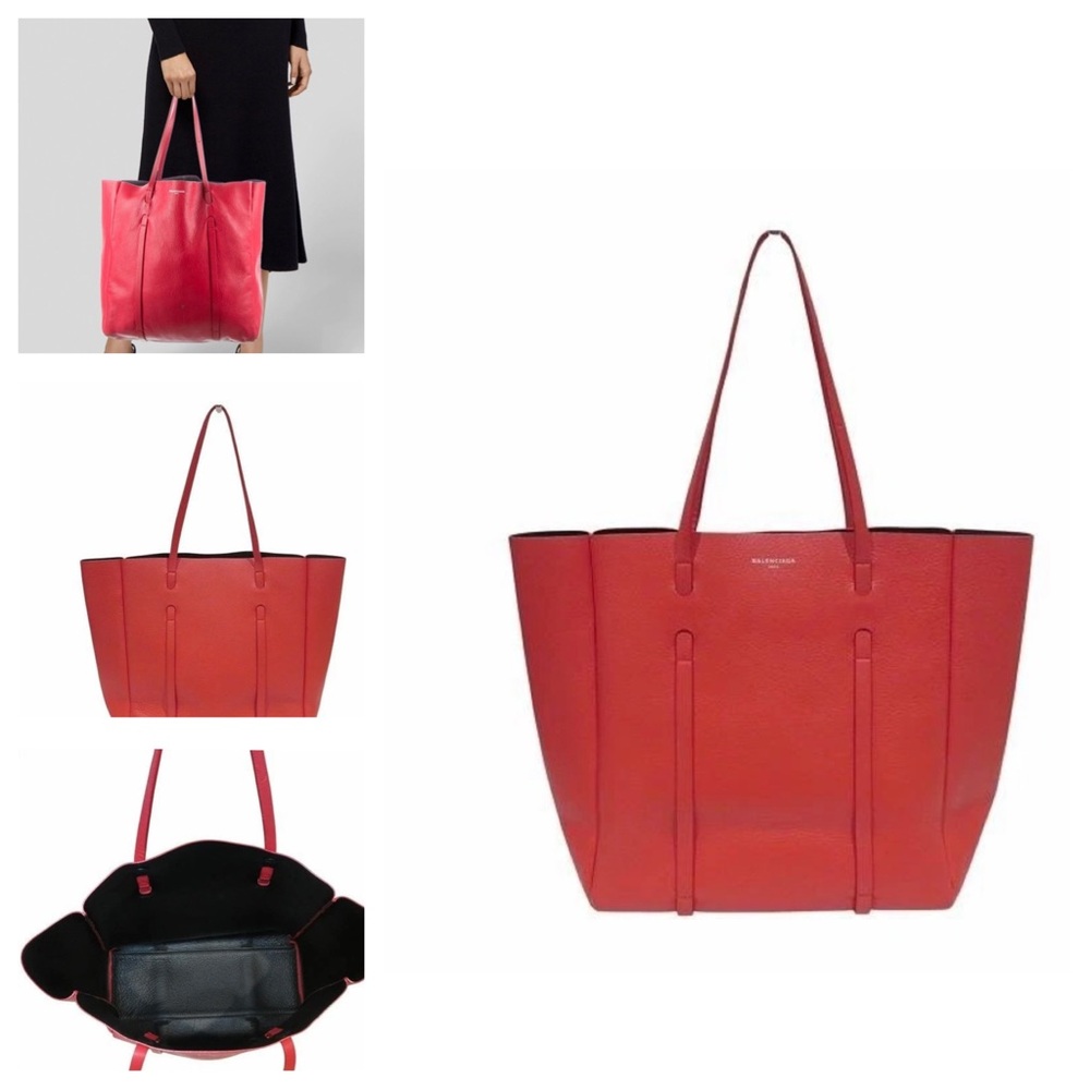 Balenciaga Everyday Tote S Red Leather Bag Vintage
Authentic